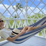 Guest in a hammock