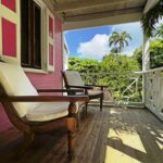 Porch with two chairs